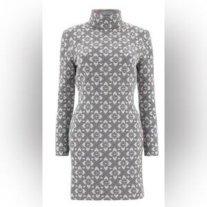 Authentic Casablanca Monogram Open- Mini Dress